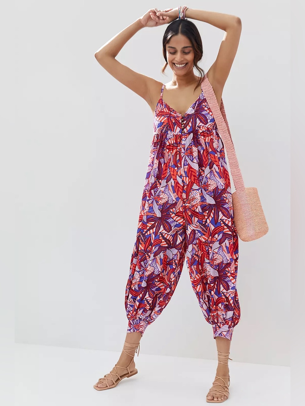 Anthropologie Claire Colin Abstract Jumpsuit
